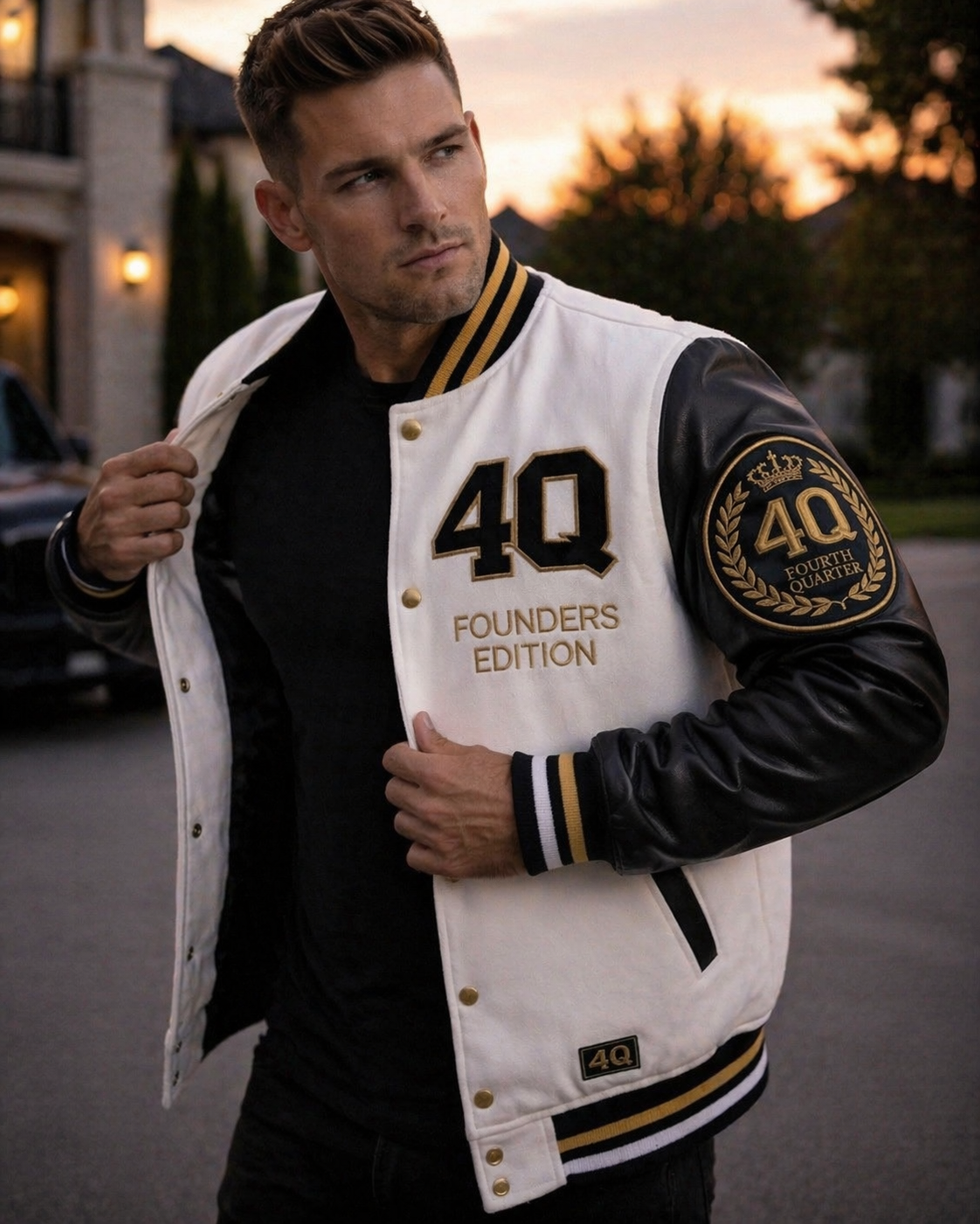 4Q Founders Edition Letterman Jacket