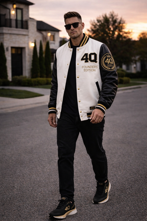4Q Founders Edition Letterman Jacket