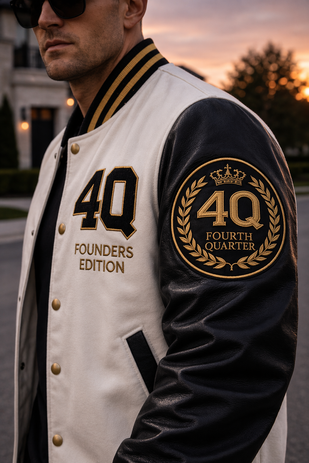 4Q Founders Edition Letterman Jacket