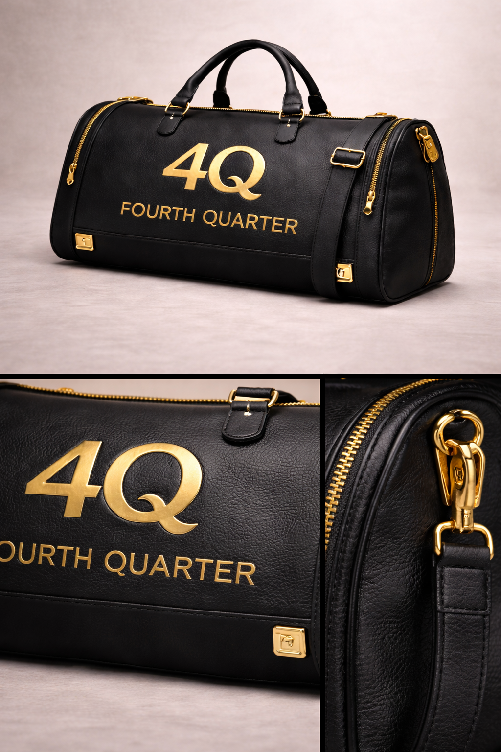 Black/Gold Signature Duffle