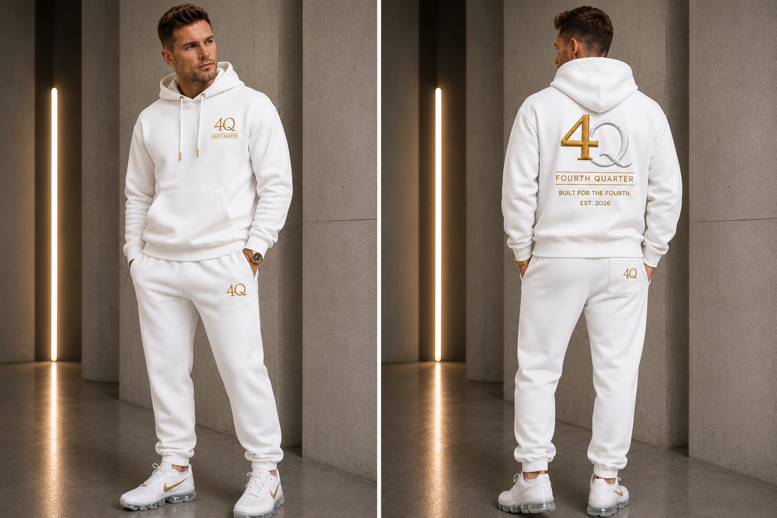 Men’s 4Q Legacy Set White/Gold