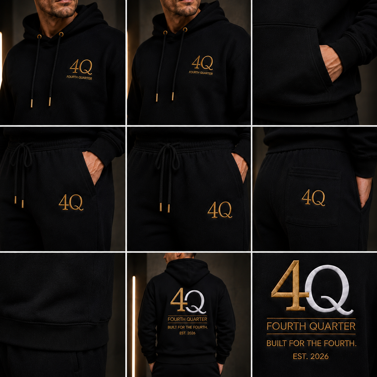 Men’s 4Q Legacy Set— Black/Gold