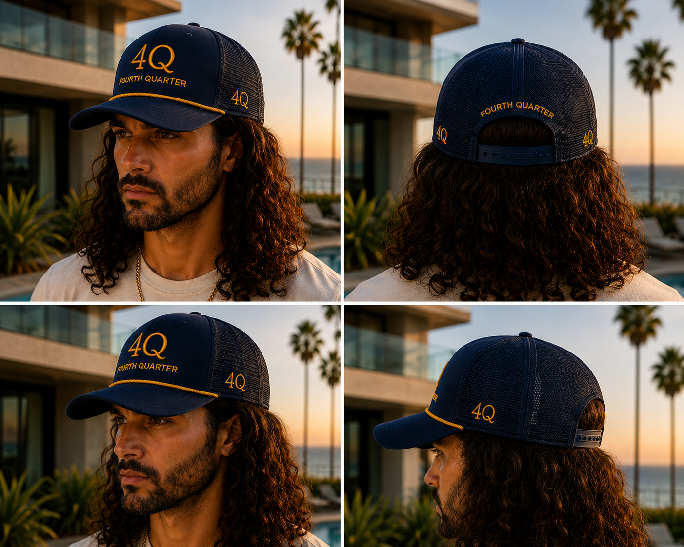 4Q Premium Mesh Trucker SnapBack Collection