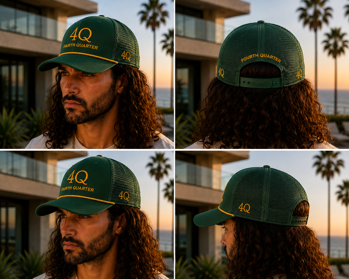 4Q Premium Mesh Trucker SnapBack Collection